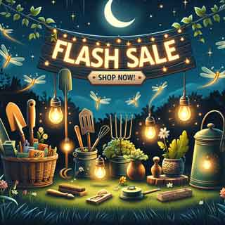flash sale garden tools